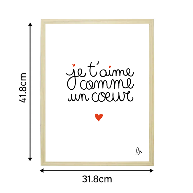 Je t'aime comme un coeur