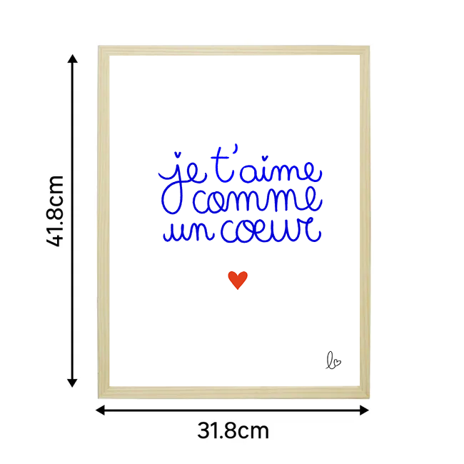 Je t'aime comme un coeur