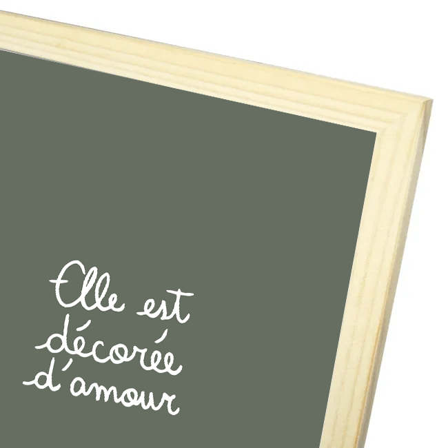 Elle est décorée d'amour