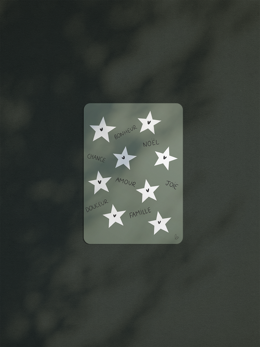 étoiles card