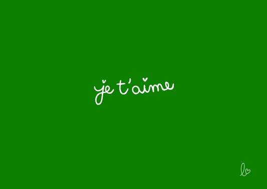 Je t'aime